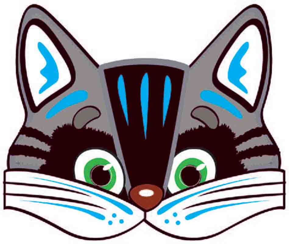 Картинка кота для маски Картинка кота для маски