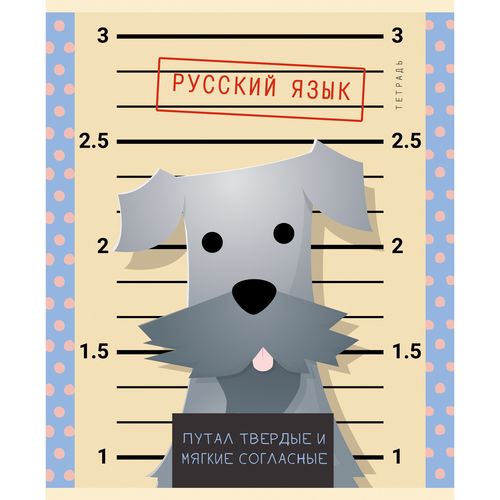 Тетрадь 48л лин темат Русский язык Пушистые хулиганы