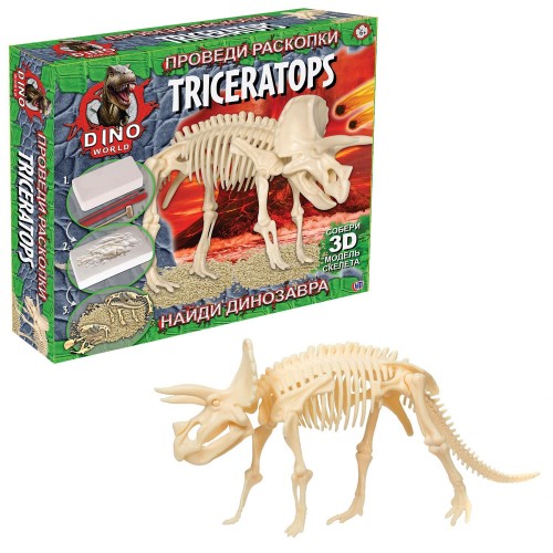 Набор для исследования Проведи раскопки (Трицератопс) Dino World