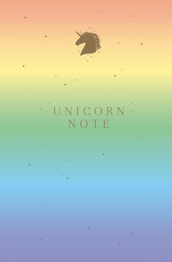 Зап. книжка А5 160л Unicorn Note цв листы