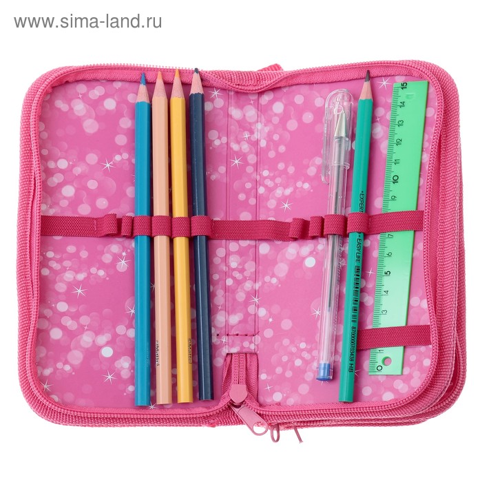 Пенал 3 отд полн Mattel Barbie