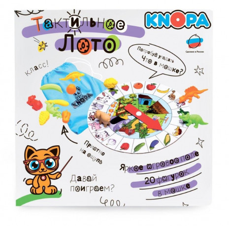 Игра Лото тактильное Knopa