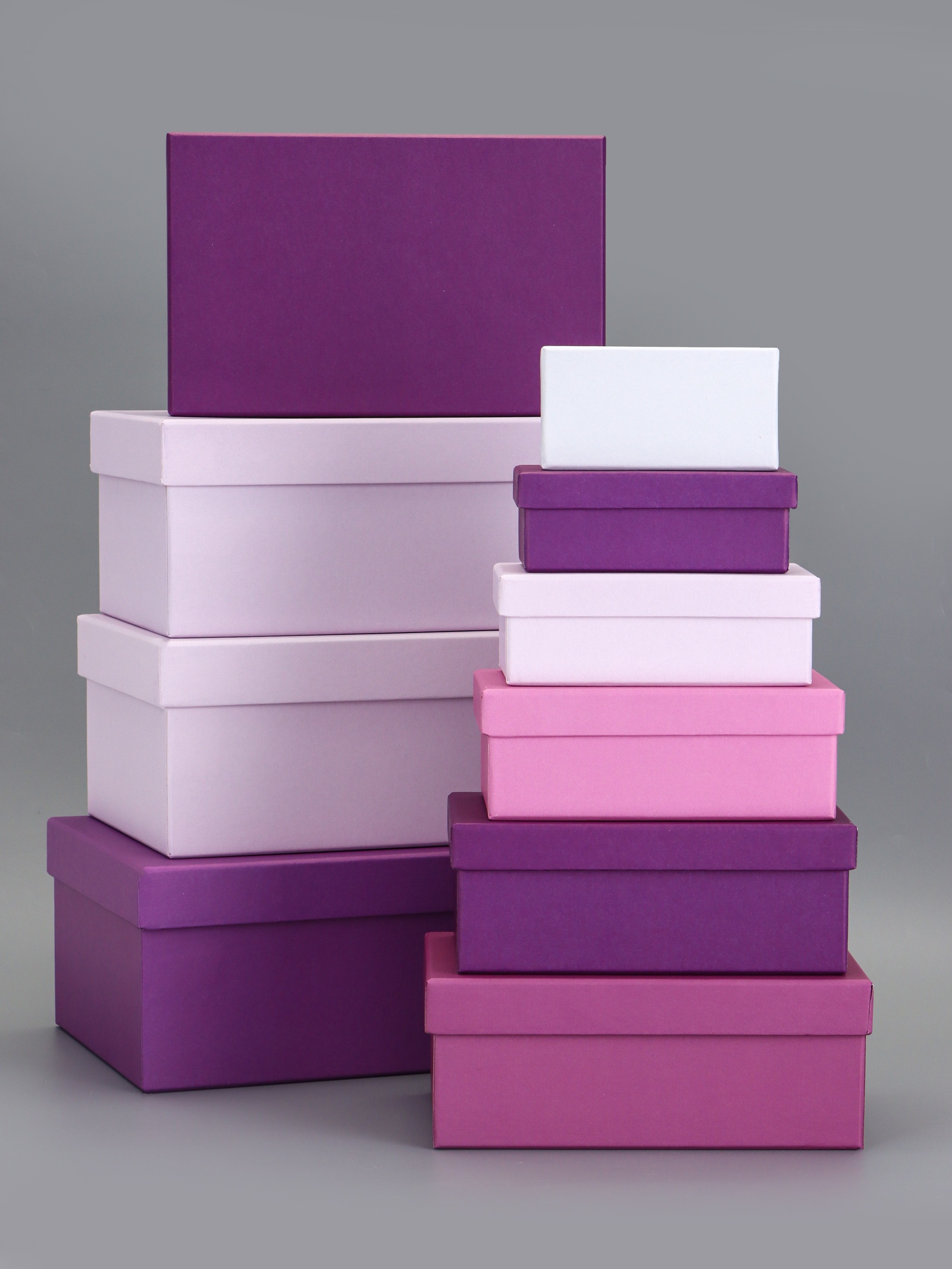 Праз Коробка прямоуг Оттенки фиолетового 15,5*9*5