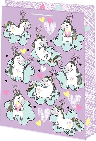 Сумка бум 10-42-057(XL) Единорожки