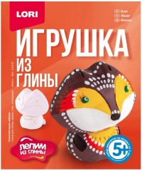 Игрушка из глины Енот