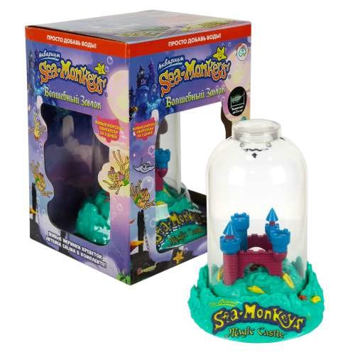 Аквариум Sea-Monkeys для выращ. ракообразных вида Artemia Salina, 14x12