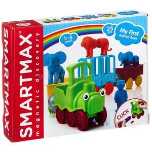 Конструктор магнитный SmartMax Мой первый Поезд с животными, 25 дет.