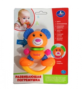 Погремушка Мишка ассортим.