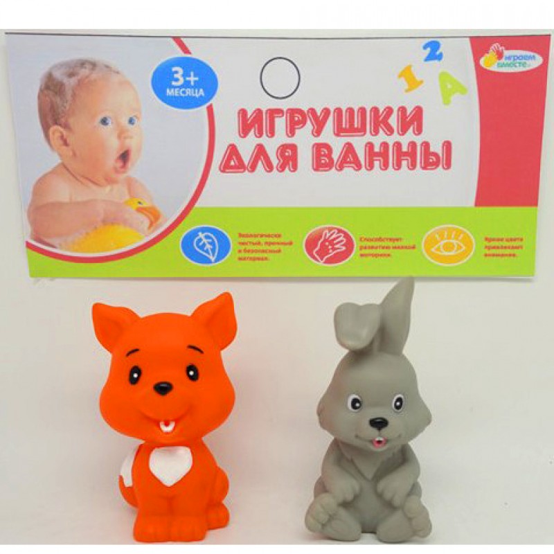 для ванной Заяц + лиса