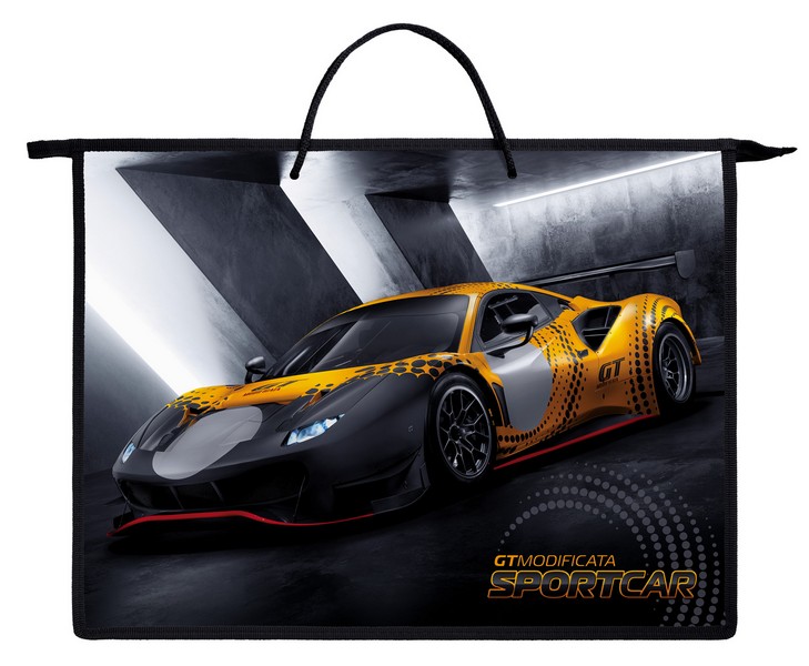 Сумка А3 пластик Hatber Super car на молнии
