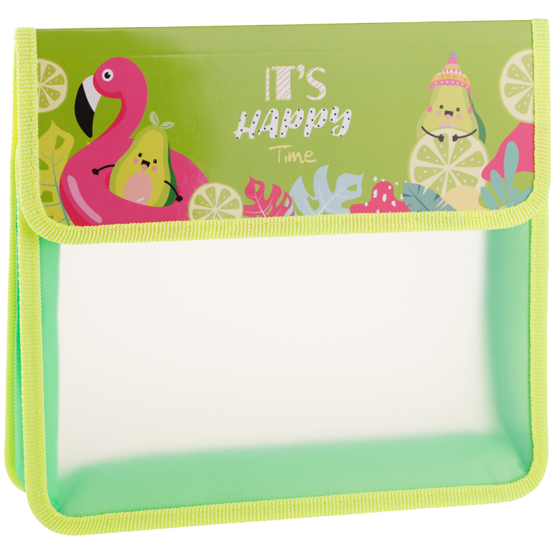 Папка для тетрадей А5 2отд на липучке AS Happy time