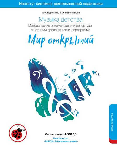 Музыка детства: Методические рекомендации по работе с детьми 4-5 лет к программе "МИР ОТКРЫТИЙ"
