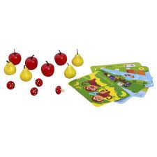 Игра Счётный материал Весёлые задачки: грибы, яблоки, груши, 12шт