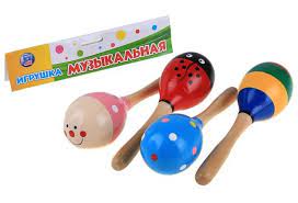 Музыкальная Маракасы с картинкой ассорти дерев