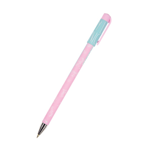 Ручка шариковая синяя BV HappyWrite Зефирные животные. Единорожки 0,5мм
