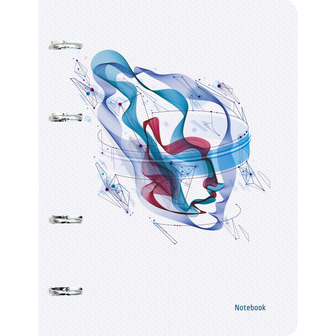 Тетрадь на кольцах кож/зам 120л Inspiration. 3