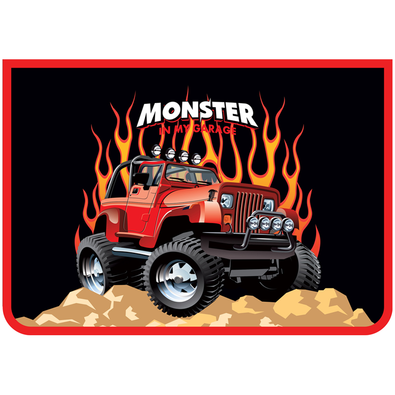 Папка для труда А4 на молнии 2отд AS Truck