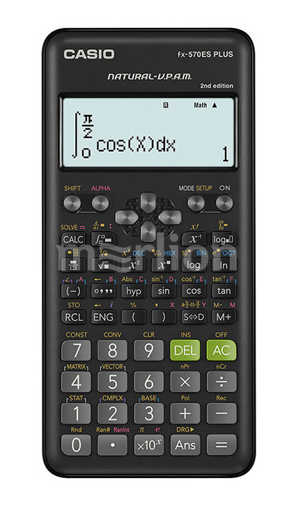Калькулятор научный 10+2 разр. Casio черный