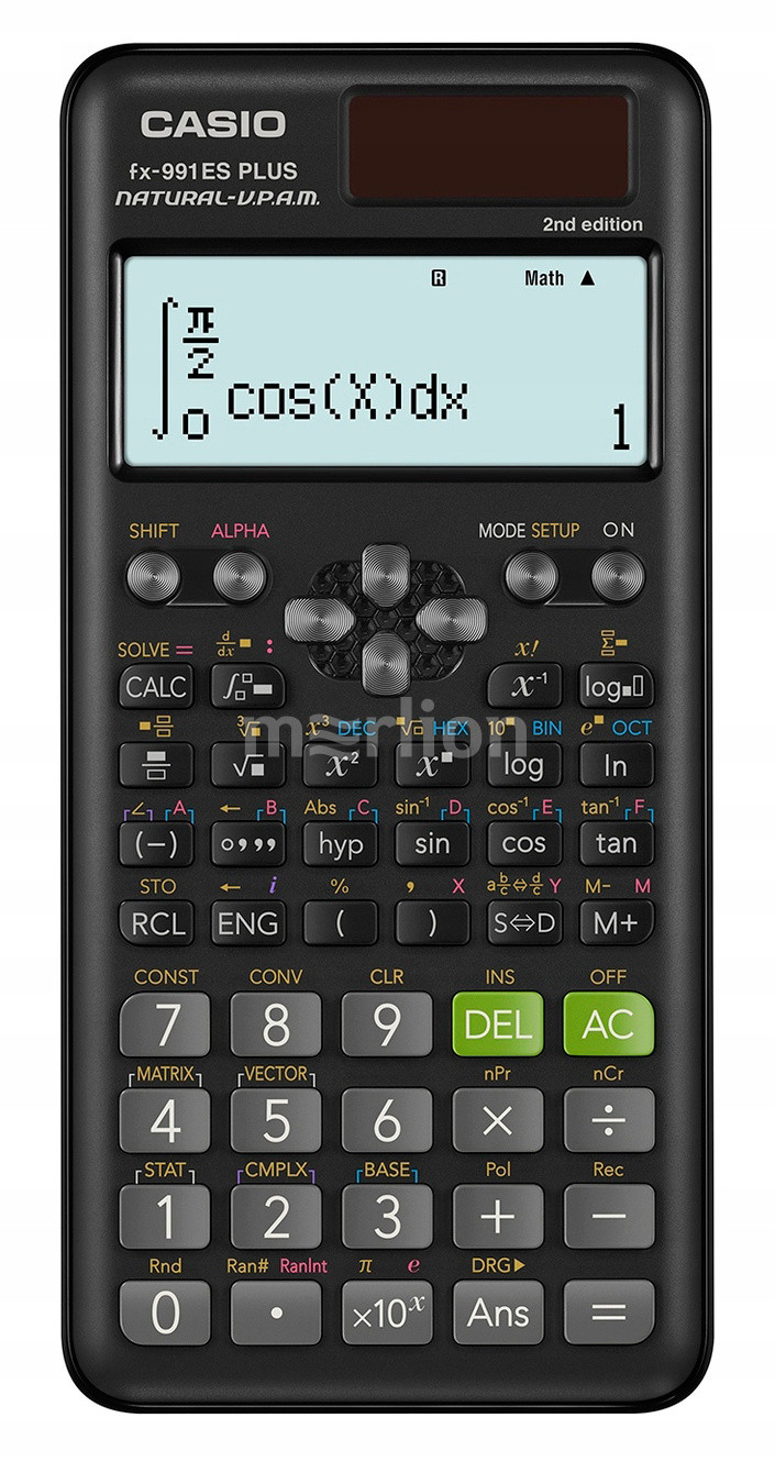 Калькулятор научный 10+2 разр. Casio черный