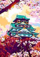 Творч Картина по номерам 20*28,5 Япония в цвету