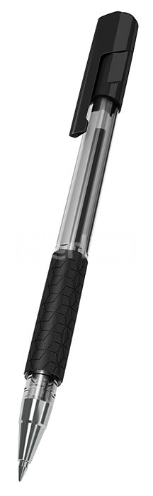 Ручка шариковая черная Deli 0,7мм Arrow