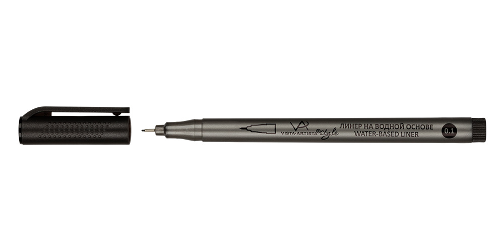 Ручка линер Style черная 0,1мм