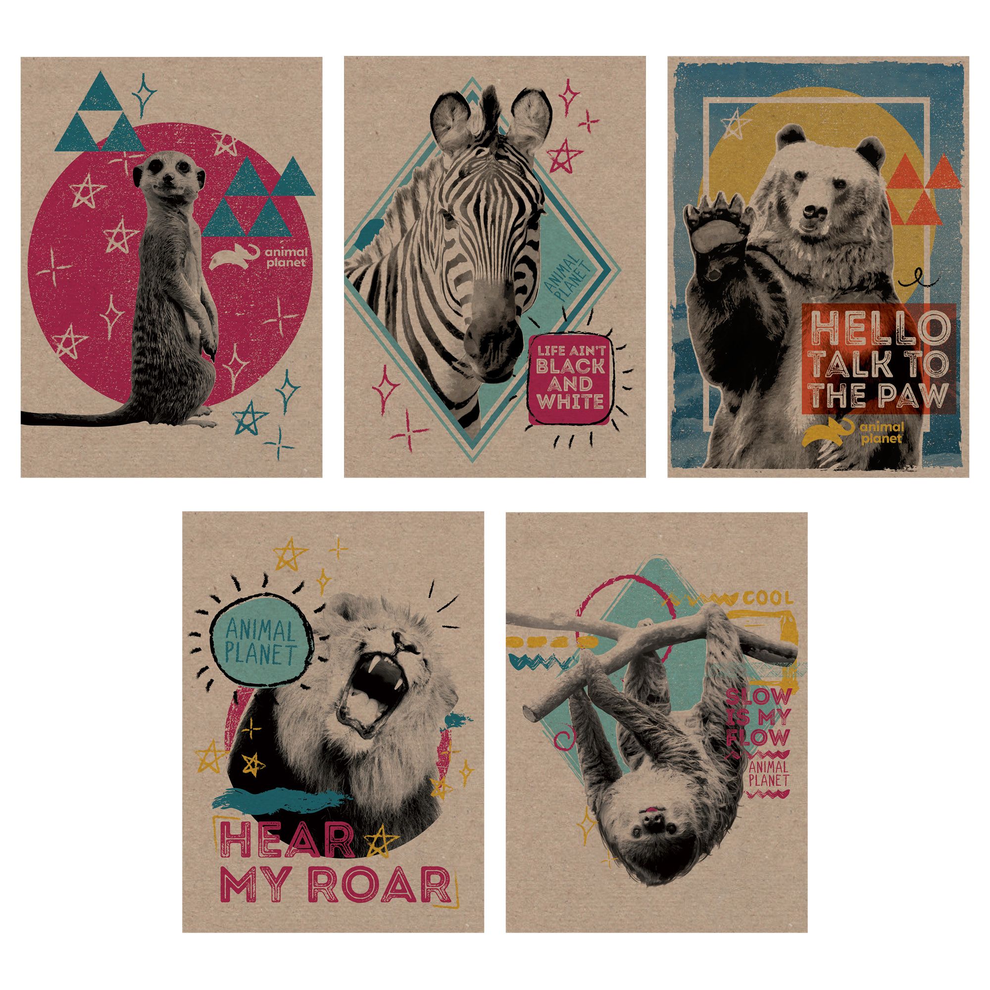 Зап. книжка А6 24л кл Animal Planet