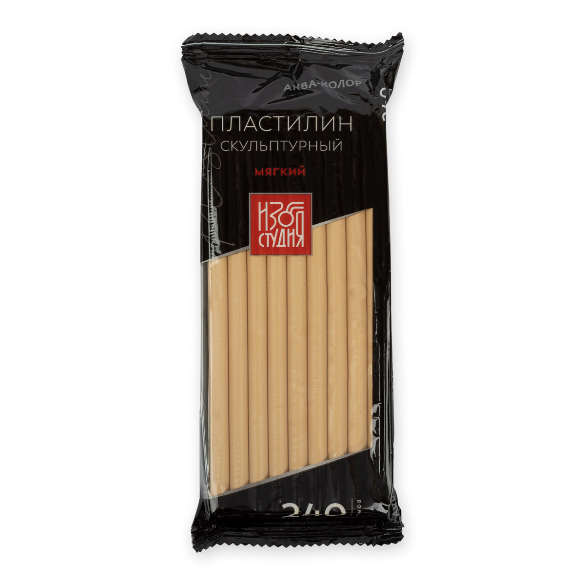 Пластилин скульптурный 500гр телесный мягкий