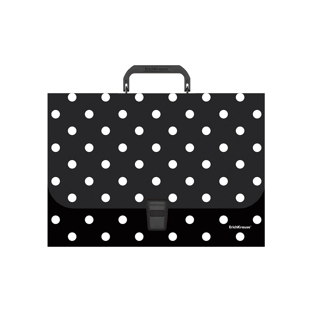 Портфель с ручкой 1отд EK Dots in Black