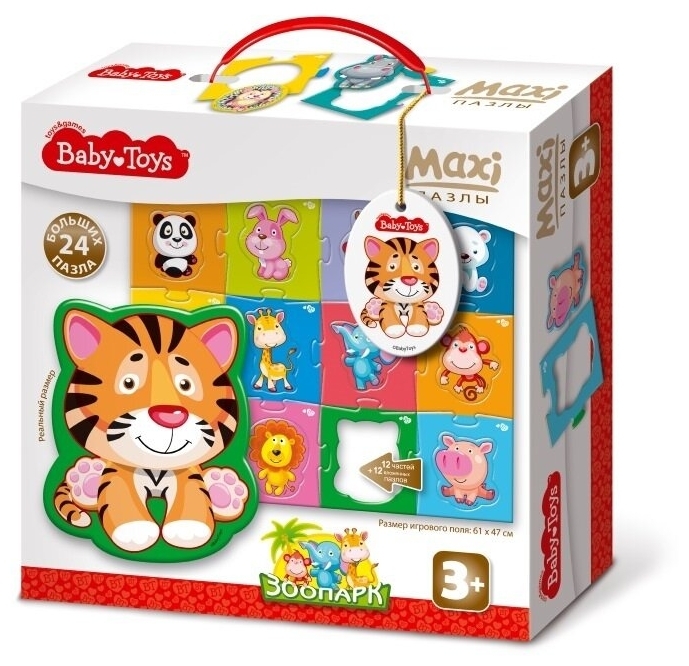 Пазл 24 Baby Toys MAXI Зоопарк