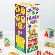 Игра Настольная Падающая башня Викторина