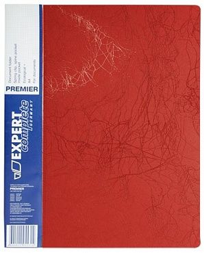 Папка-скоросшиватель EC Premier красная + карман 20мм 700мк