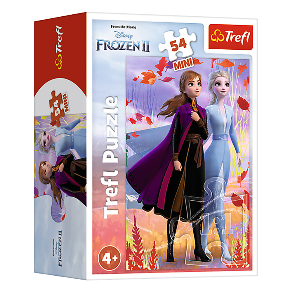 Пазл 54 Trefl 54173 В мире Анны и Эльзы ассорти