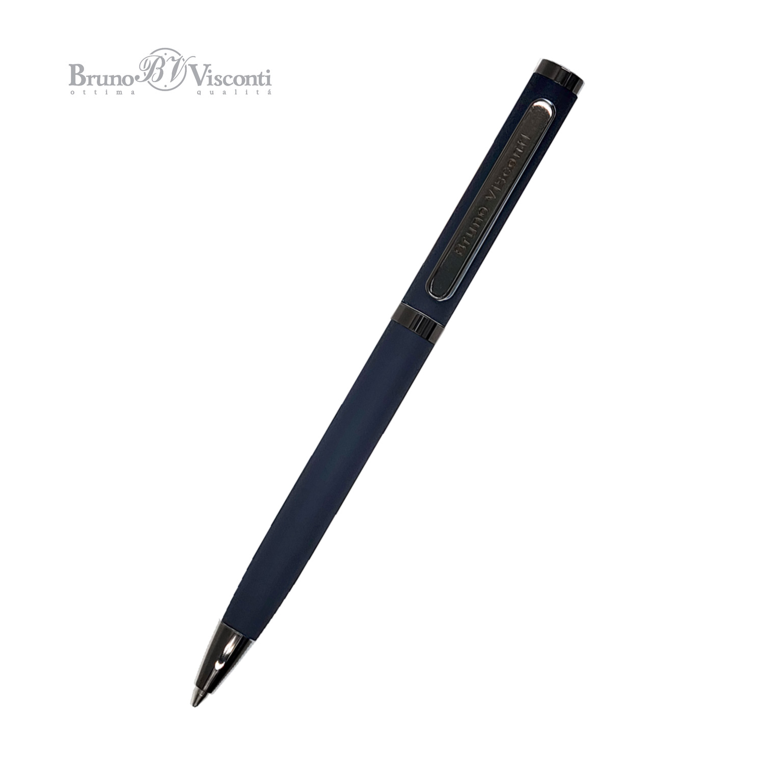 Ручка подар шар BV Firenze синяя 1мм авт синий мет корпус 1мм