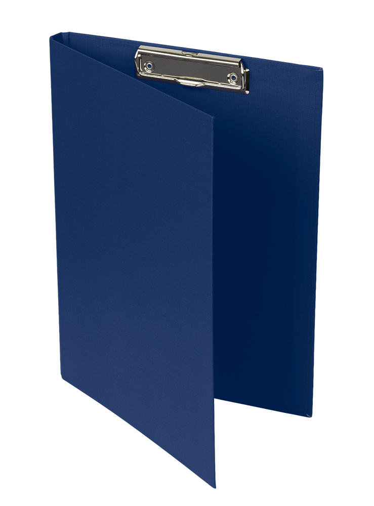 Папка-планшет А4 двойной EC синий PVC