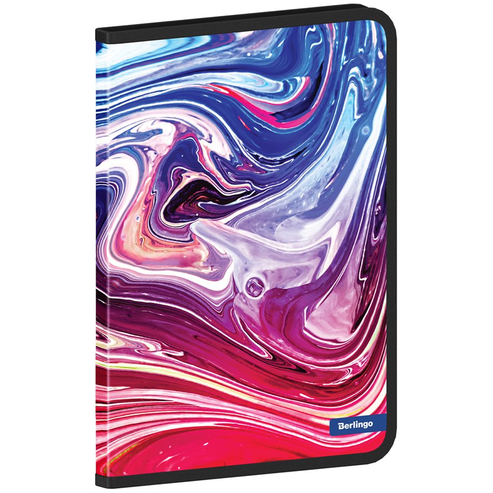 Папка на молнии А4 с рис Berlingo Liquid Wave 600мк
