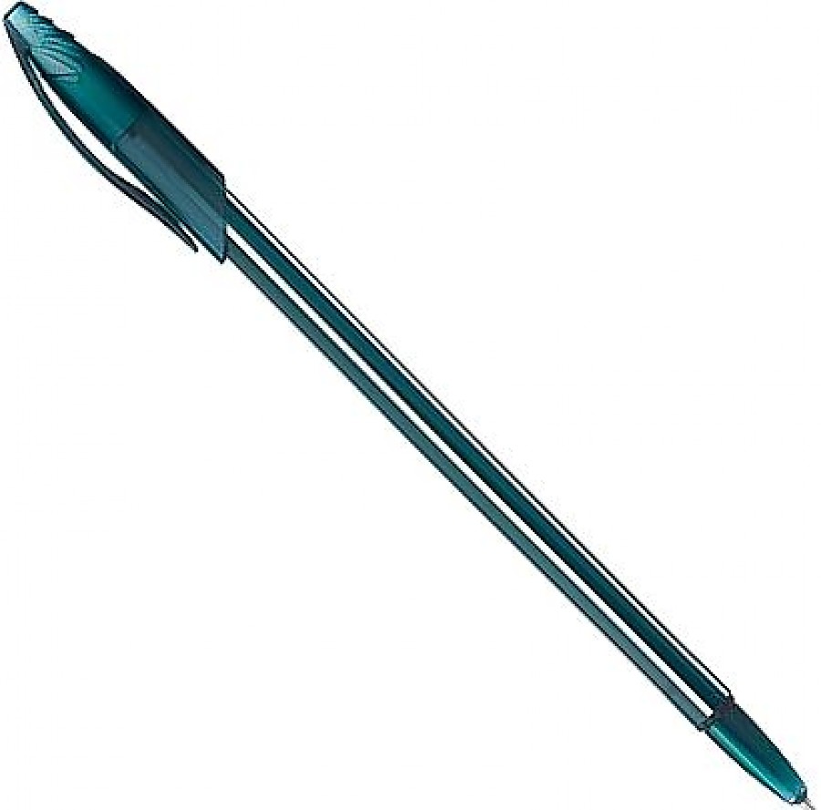 Ручка шариковая синяя Hatber Lines 0,7мм с колпачком чернила на масл.основе