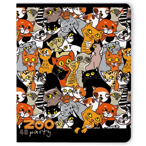Тетрадь 48л кл Zoo-party