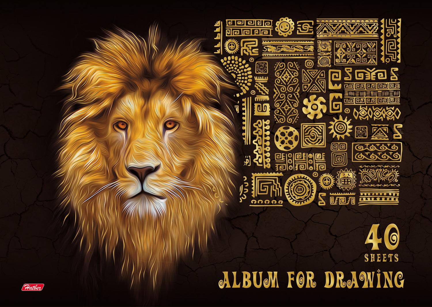 Альбом д/рис 40л King-Lion