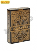 Карты игральные 54шт Lewis & Wolf Gold Rush (poker size index jumbo 63*88 м
