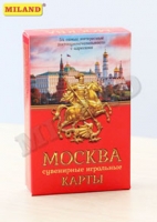 Карты игральные сувенирные 54шт Москва