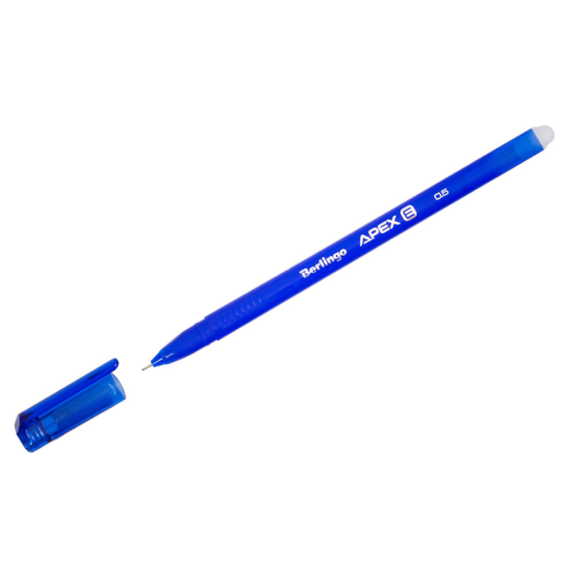 Ручка гелевая Пиши-стирай синяя Berlingo 0,5мм трехгранная