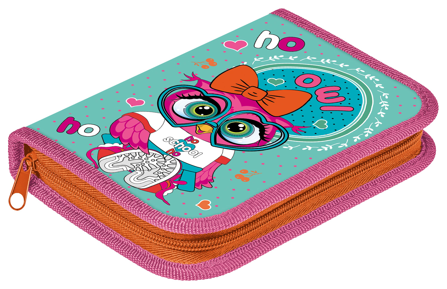 Пенал 1 отд пуст 1 откид планк Hatber Совенок