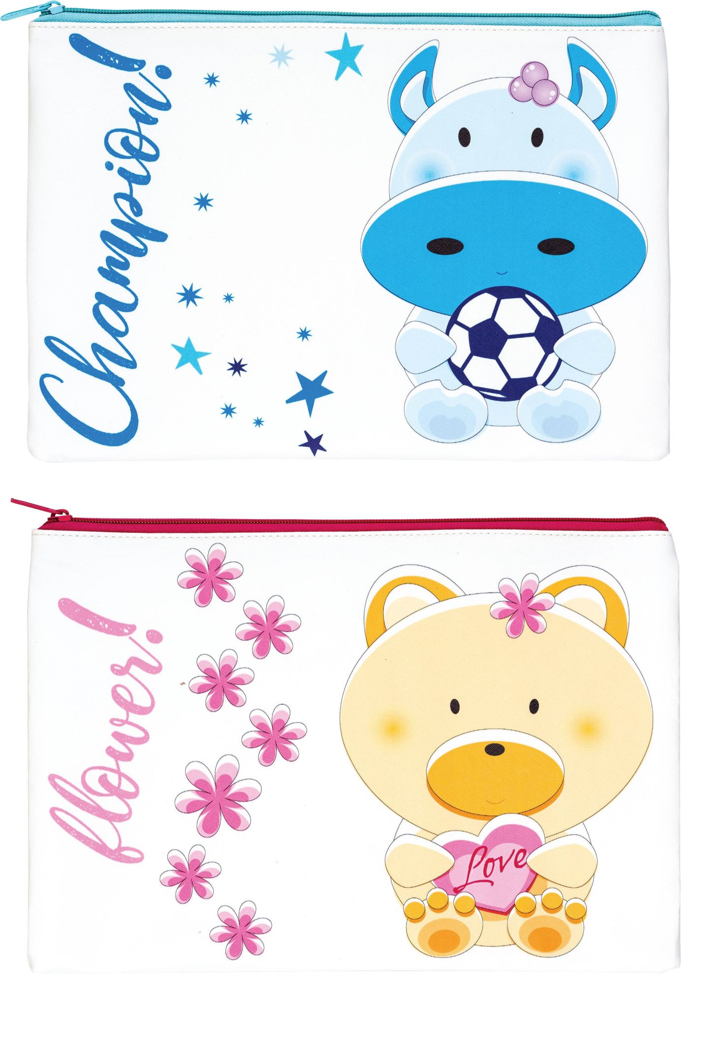 Папка на молнии А4 с рис Чемпион