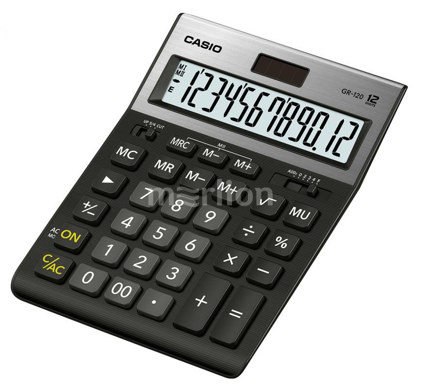 Калькулятор 12 разр. Casio настольный черный (аналог 888)