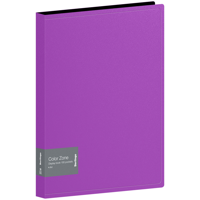 Папка-файл А4 100л Berlingo Color Zone фиолетовая 30мм 1000мк