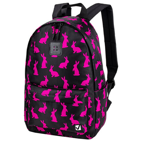 Рюкзак молодежный Brauberg Pink Rabbits 42*28*14