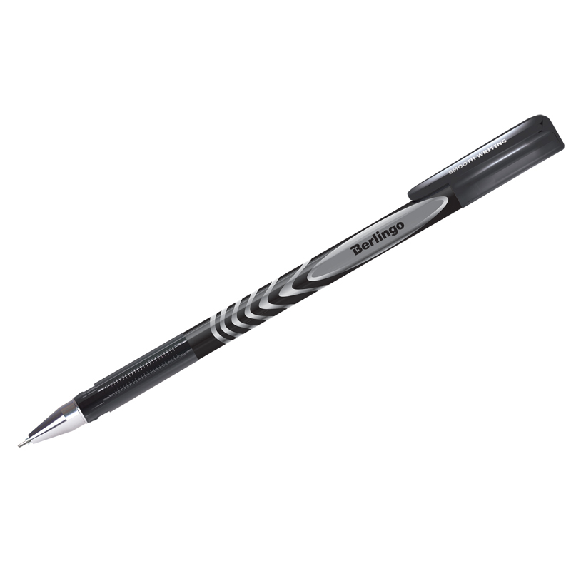 Ручка гелевая черная Berlingo 0,5мм