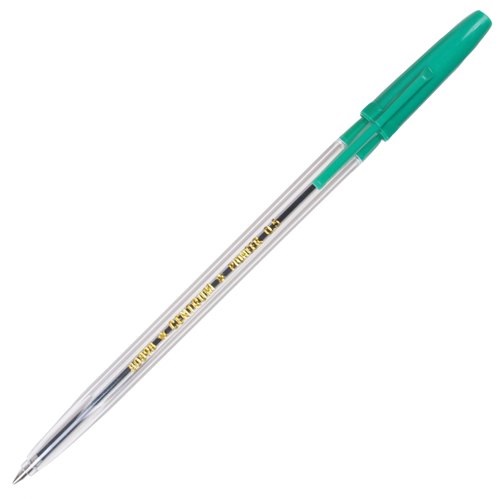Ручка шариковая зеленая Pioneer 0,5мм