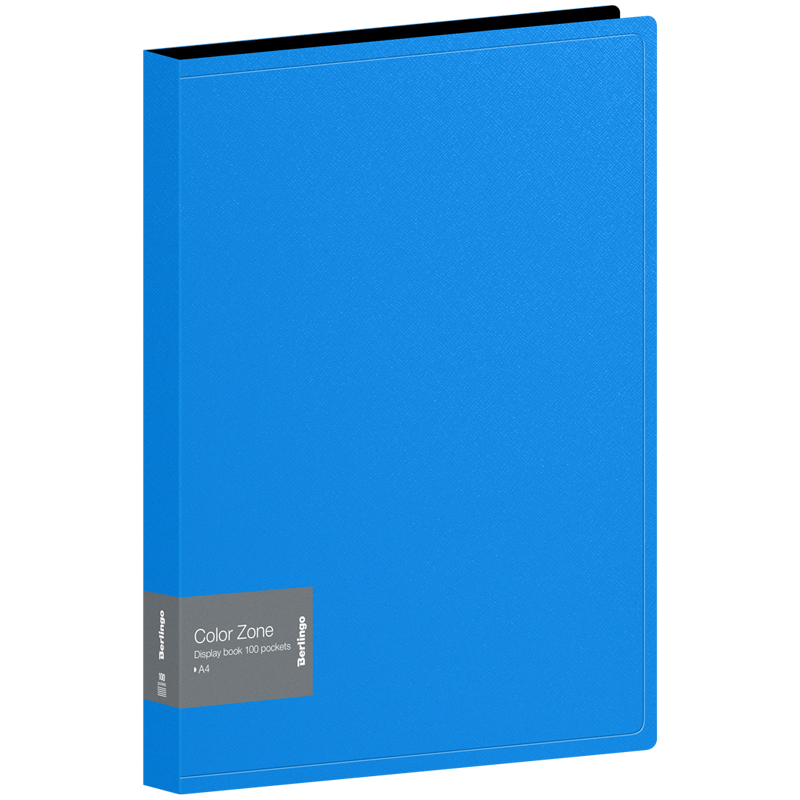 Папка-файл А4 100л Berlingo Color Zone синяя 30мм 1000мк